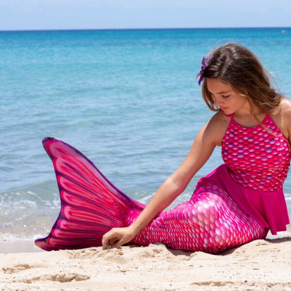 Malibu pink zeemeermin staart strand