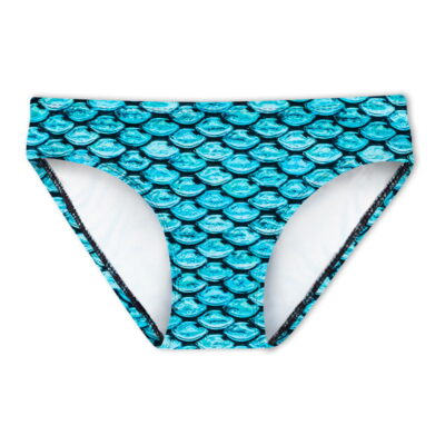 Tidal Teal bikini broekje blauw zeemeermin staart