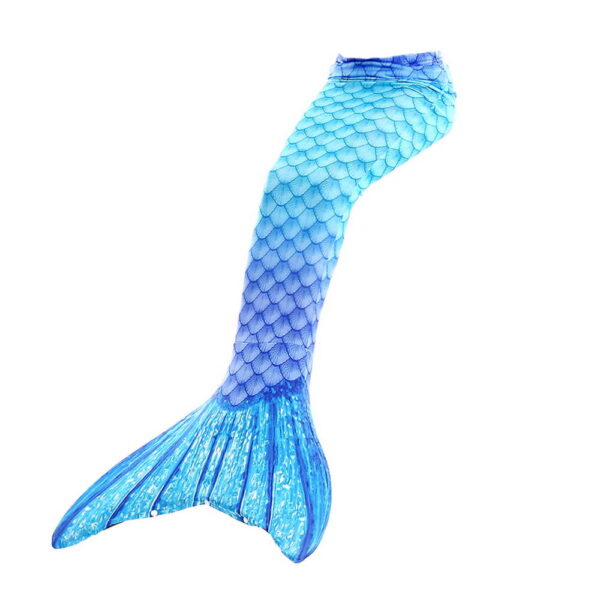 Blauwe zeemeermin staart zijkant