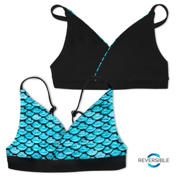 fin fun bikini tidal teal omgekeerd