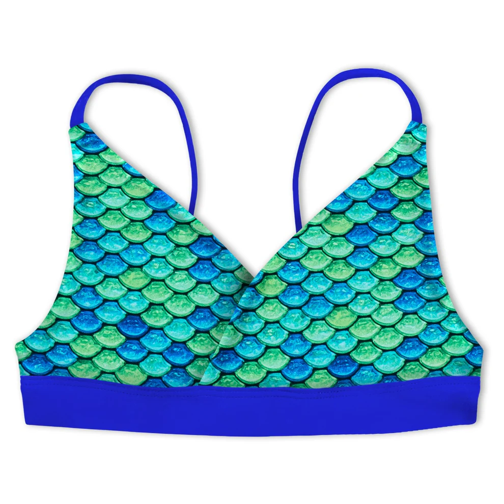 fin fun bikinitop aussie green