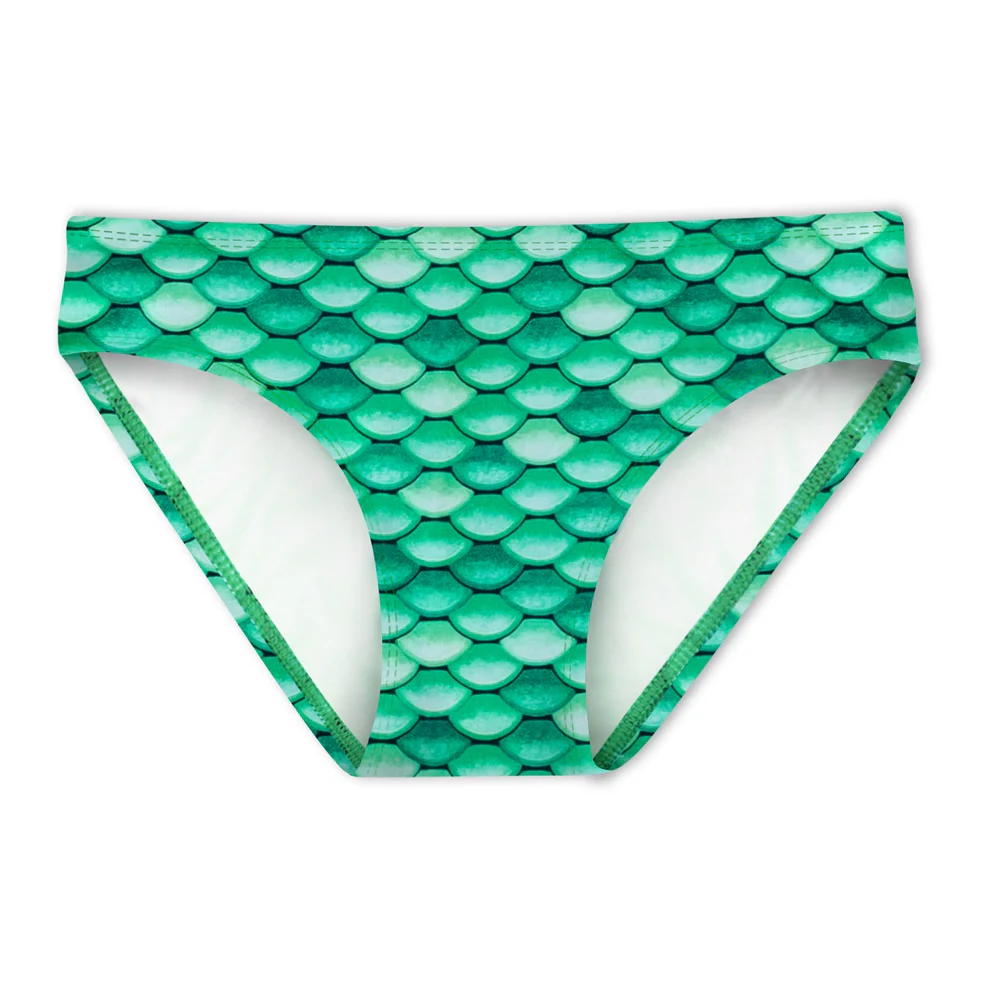 fin fun bikinibroekje celtic green