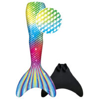 zeemeerminstaart color splash set met monovin en detail vooraanzicht