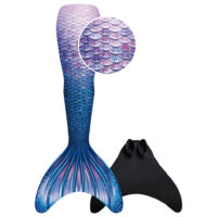 zeemeerminstaart deep ocean set met monovin en detail vooraanzicht